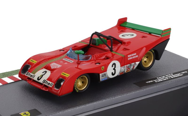 1:43 Hechette - FERRARI - 312PB N 3 WINNER 1000Km SPA FRANCORCHAMPS 1972 BRIAN REDMAN - ARTURO MERZARIO 1:43 Hechette - FERRARI - 312PB N 3 WINNER 1000Km SPA FRANCORCHAMPS 1972 BRIAN REDMAN - ARTURO MERZARIO