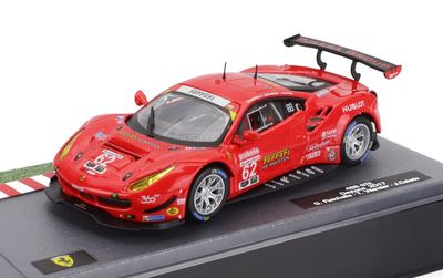 1:43 Hechette - FERRARI - 488 GTE 3.9L TURBO V8 TEAM RISI COMPETIZIONE N 62 24h DAYTONA 2017 GIANCARLO FISICHELLA - JAMES CALADO - TONI VILANDER 1:43 Hechette - FERRARI - 488 GTE 3.9L TURBO V8 TEAM RISI COMPETIZIONE N 62 24h DAYTONA 2017 GIANCARLO FISICHELLA - JAMES CALADO - TONI VILANDER