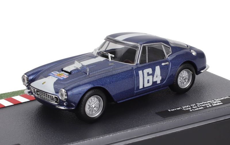 1:43 Hechette - FERRARI - 250 GT BERLINETTA INTERIM N 164 TOUR DE FRANCE 1959 JEAN LUCAS - JEAN FRANCOIS MALLE 1:43 Hechette - FERRARI - 250 GT BERLINETTA INTERIM N 164 TOUR DE FRANCE 1959 JEAN LUCAS - JEAN FRANCOIS MALLE