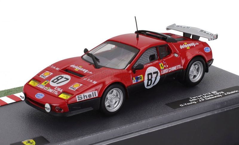 1:43 Hechette - FERRARI - 512BB 4.9L TEAM LUIGI CHINETTI N 87 24h LE MANS 1978 JEAN PIERRE DELAUNAY - JACQUES GUERIN - GREGG YOUNG 1:43 Hechette - FERRARI - 512BB 4.9L TEAM LUIGI CHINETTI N 87 24h LE MANS 1978 JEAN PIERRE DELAUNAY - JACQUES GUERIN - GREGG YOUNG