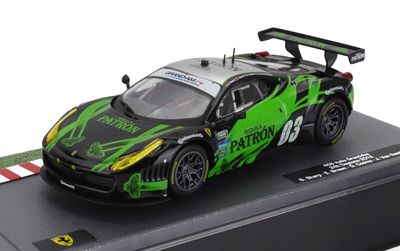 1:43 Hechette - FERRARI - 458 ITALIA 4.5L V8 GRAND-AM TEAM EXTREME SPEED MOTORSPORT N 03 24h DAYTONA 2012 SCOTT SHARP - ED BROWN - JOHANNES VAN OVERBEEK - GUY COSMO