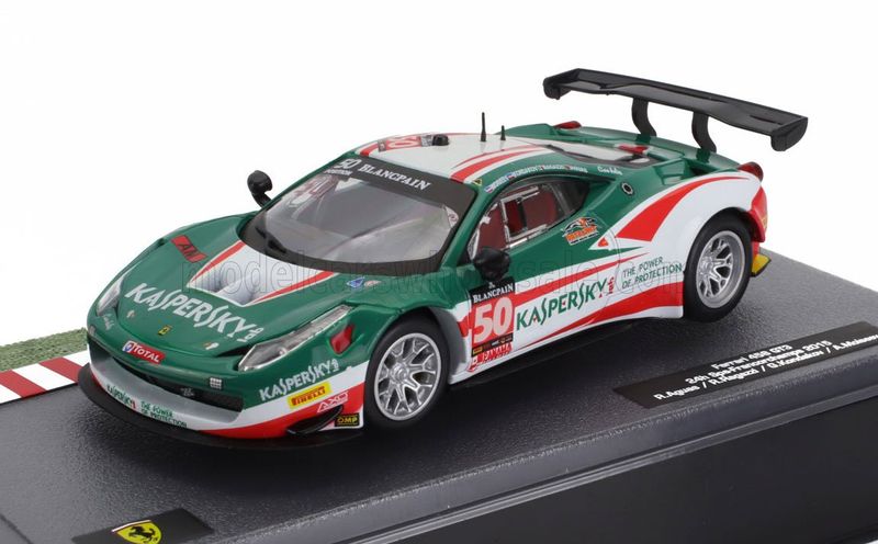 1:43 Hechette - FERRARI - 458 ITALIA GT3 4.5L V8 TEAM AF CORSE N 50 24h SPA FRANCORCHAMPS 2015 ALEXANDER MOISEEV - GARRY KONDAKOV - RICCARDO RAGAZZI - RUI AGUAS 1:43 Hechette - FERRARI - 458 ITALIA GT3 4.5L V8 TEAM AF CORSE N 50 24h SPA FRANCORCHAMPS 2015 ALEXANDER MOISEEV - GARRY KONDAKOV - RICCARDO RAGAZZI - RUI AGUAS