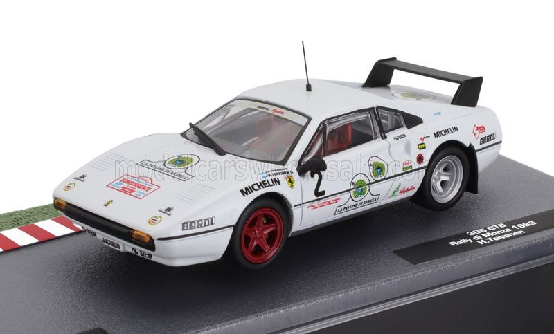 1:43 Hechette - FERRARI - 308 GTB Gr.2 N 2 RALLY MONZA 1983 HENRI TOIVONEN - JUHA PIIRONEN 1:43 Hechette - FERRARI - 308 GTB Gr.2 N 2 RALLY MONZA 1983 HENRI TOIVONEN - JUHA PIIRONEN