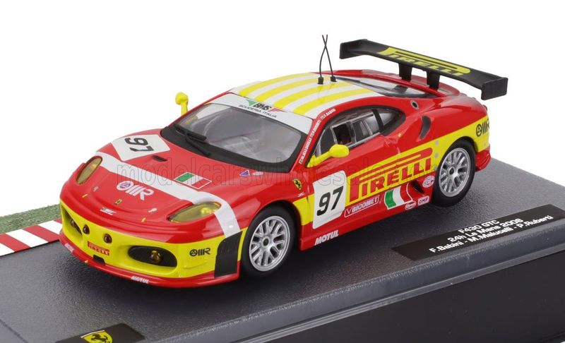 1:43 Hechette - FERRARI - F430GT 4.0L V8 TEAM BMS SCUDERIA ITALIA N 97 2nd LMGT2 CLASS 24h LE MANS 2008 MATTEO MALUCELLI - PAOLO RUBERTI - FABIO BABINI 1:43 Hechette - FERRARI - F430GT 4.0L V8 TEAM BMS SCUDERIA ITALIA N 97 2nd LMGT2 CLASS 24h LE MANS 2008 MATTEO MALUCELLI - PAOLO RUBERTI - FABIO BABINI