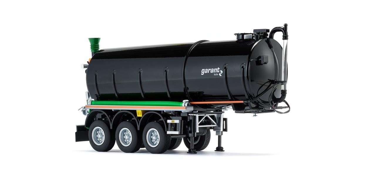 1:32 Wiking - Kotte Tanksattelauflieger garant TSA 30.000 - schwarz