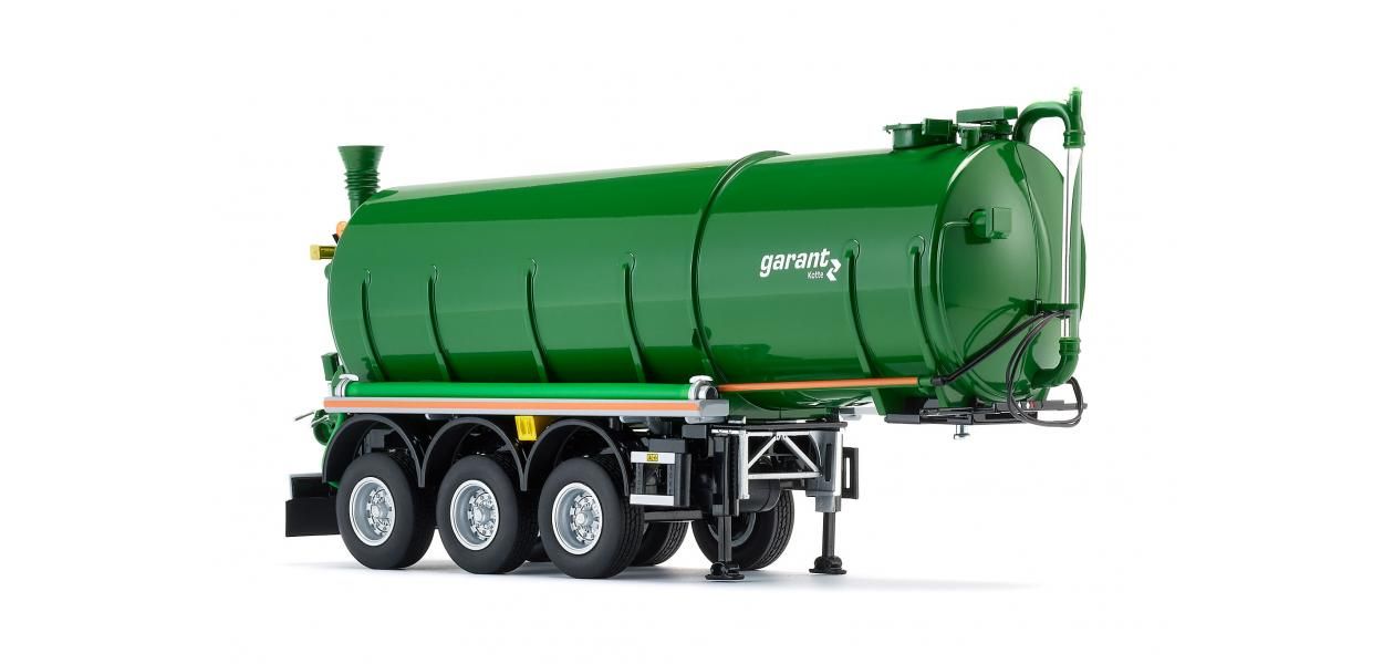 1:32 Wiking - Kotte Tanksattelauflieger garant TSA 30.000 - laubgrün