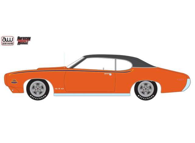 1:18 Autoworld - 1969 Pontiac GTO Judge Mecum Auctions, orange