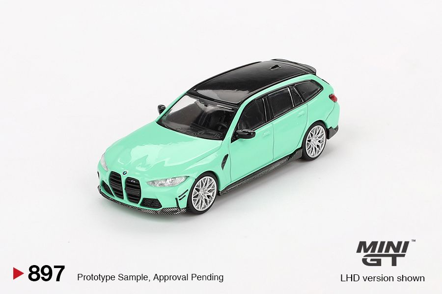 1:64 Mini GT - 2022 BMW M3 Touring (G81) M Performance Mint Green *Blister packaging*