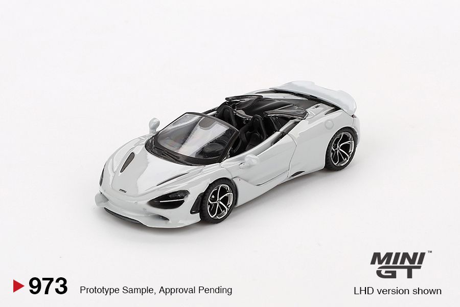 1:64 Mini GT - 2024 McLaren 750S Spider Cirrus Grey