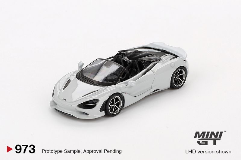 1:64 Mini GT - 2024 McLaren 750S Spider Cirrus Grey 1:64 Mini GT - 2024 McLaren 750S Spider Cirrus Grey