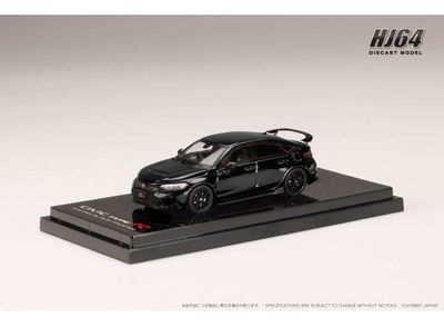 1:64 Hobby Japan - Honda Civic Type R (FL5), Racing Black Package 2025, crystal black pearl