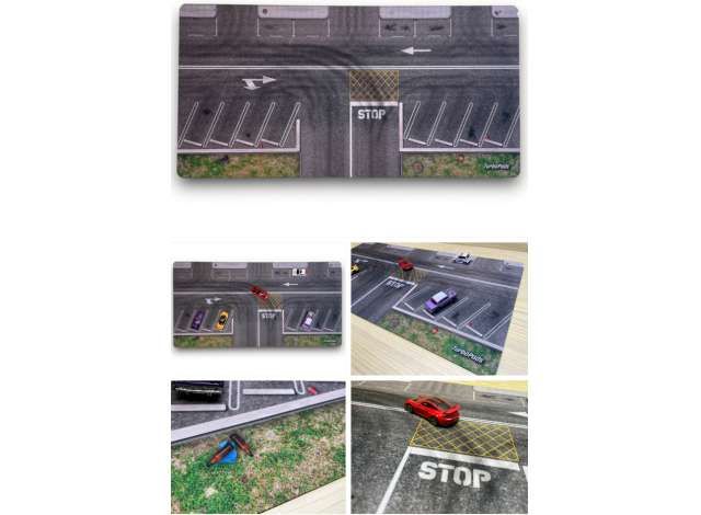 1:64 Turbopads - Detroit (70cm x 35cm) *Cars not included*