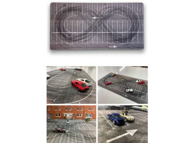 1:64 Turbopads - Super8 (70cm x 35cm) *Cars not included*