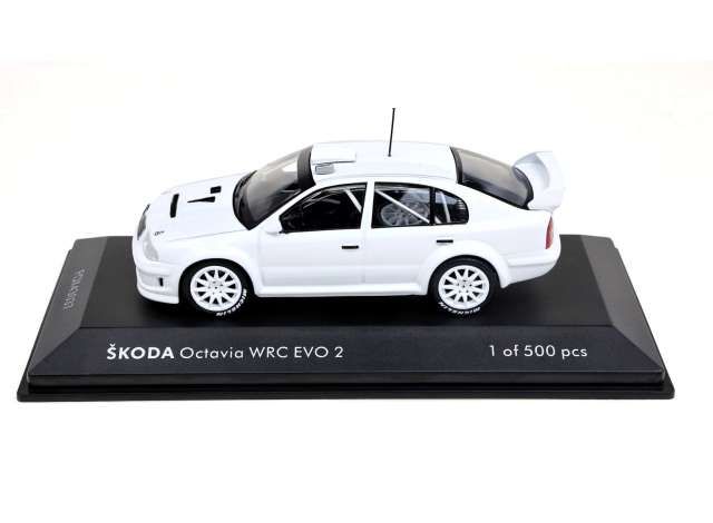 1:43 Fox18 - Skoda Octavia WRC EVO 2 plain body version, white