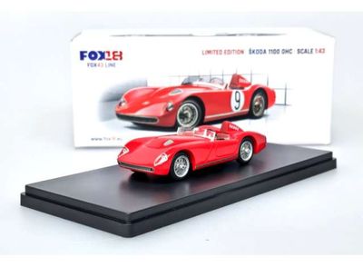 1:43 Fox18 - 1957 Skoda 1100 OHC Spider *Resin*, red