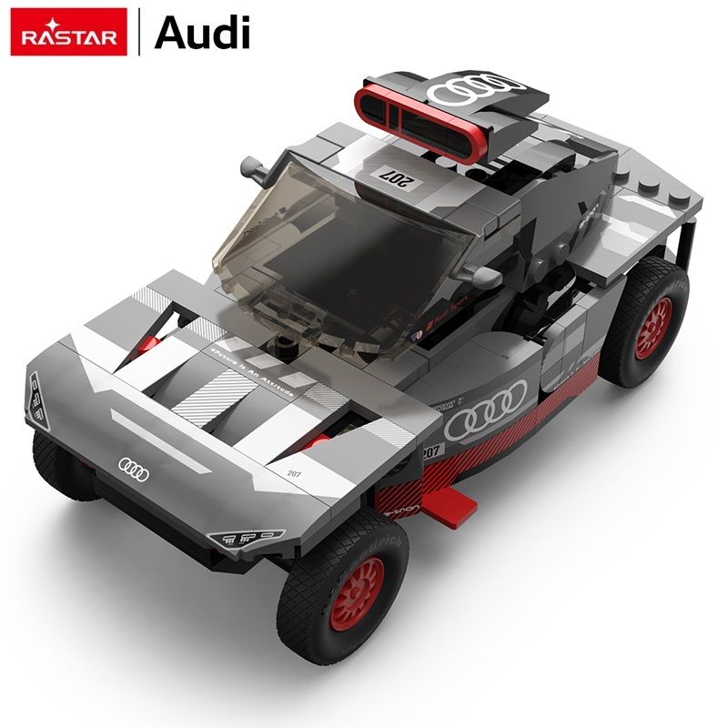 1:30 Rastar - Audi RS Q e-tron *Bricks*, grey/red