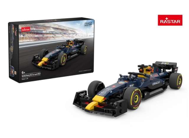 1:24 Rastar - Red Bull RB19 F1 *Bricks*, dark blue/yellow/red