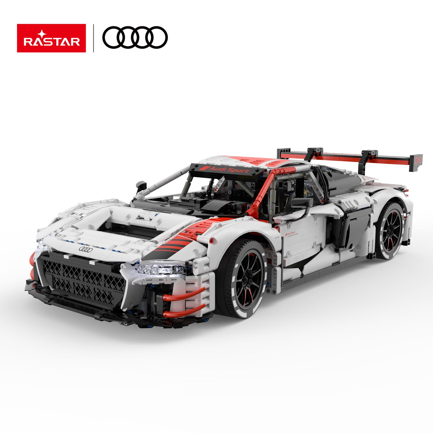 1:8 Rastar - Audi R8 LMS GT3 *Bricks*, white/red