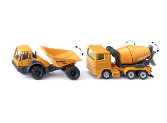 Siku - Construction Vehicles Set, orange Siku - Construction Vehicles Set, orange
