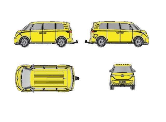 Siku - Volkswagen ID. Buzz, yellow Siku - Volkswagen ID. Buzz, yellow
