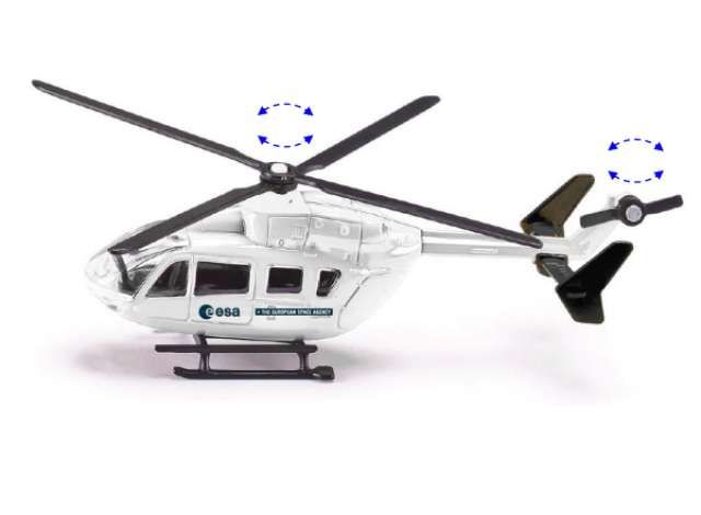 Siku - Helicopter *ESA*, white Siku - Helicopter *ESA*, white