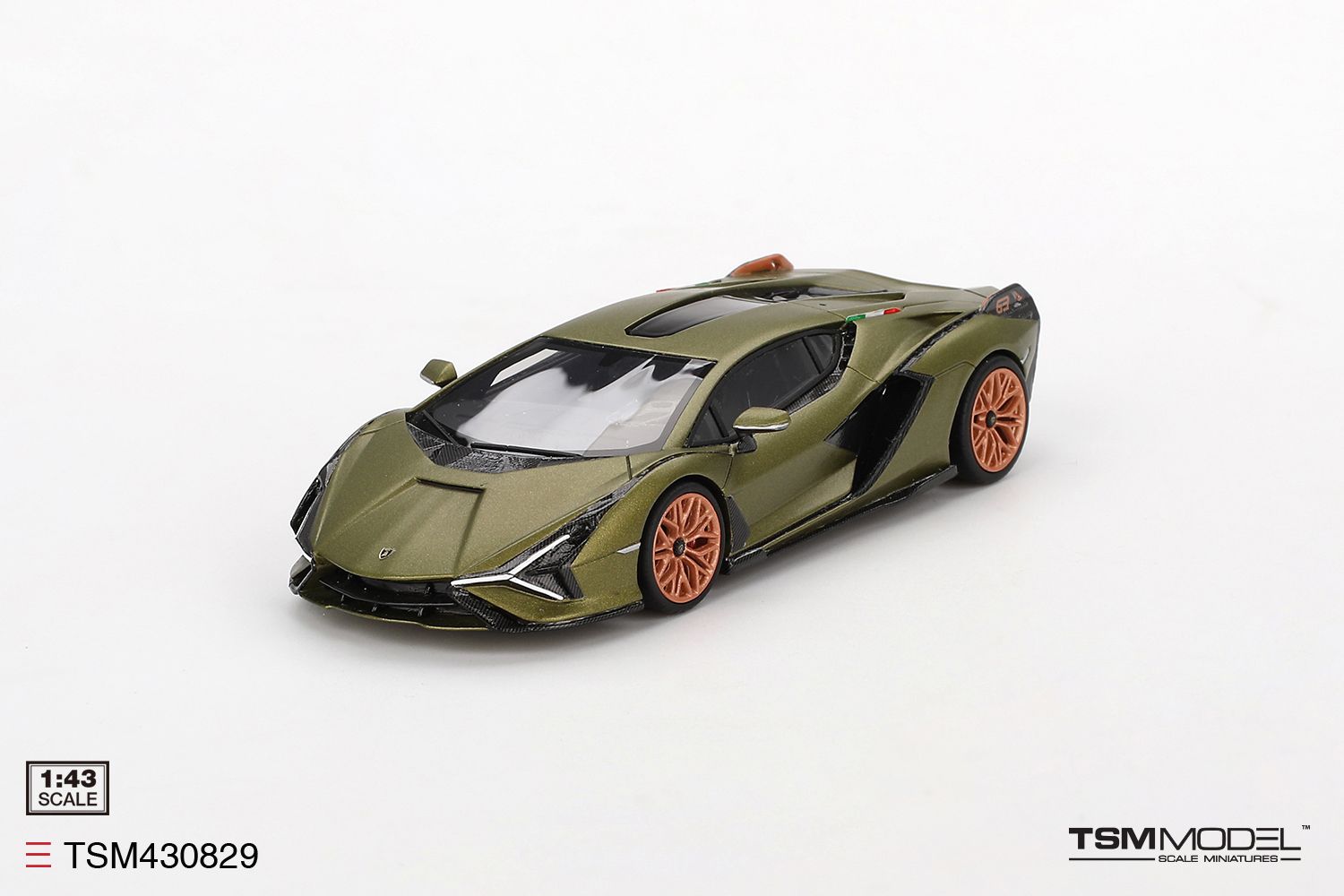 1:43 TSM - 2022 Lamborhini Sian FKP37 Verde Gea Matt