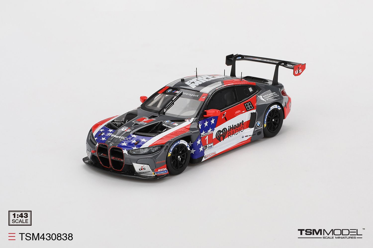 1:43 TSM - 2024 BMW M4 (G82) GT3 #101 Paul Miller Racing Watkins Glen
