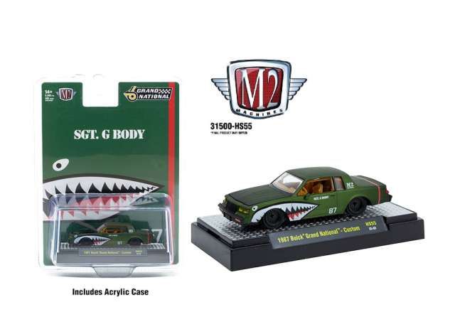 1:64 M2 Machines - 1987 Buick Grand National Shark Mouth