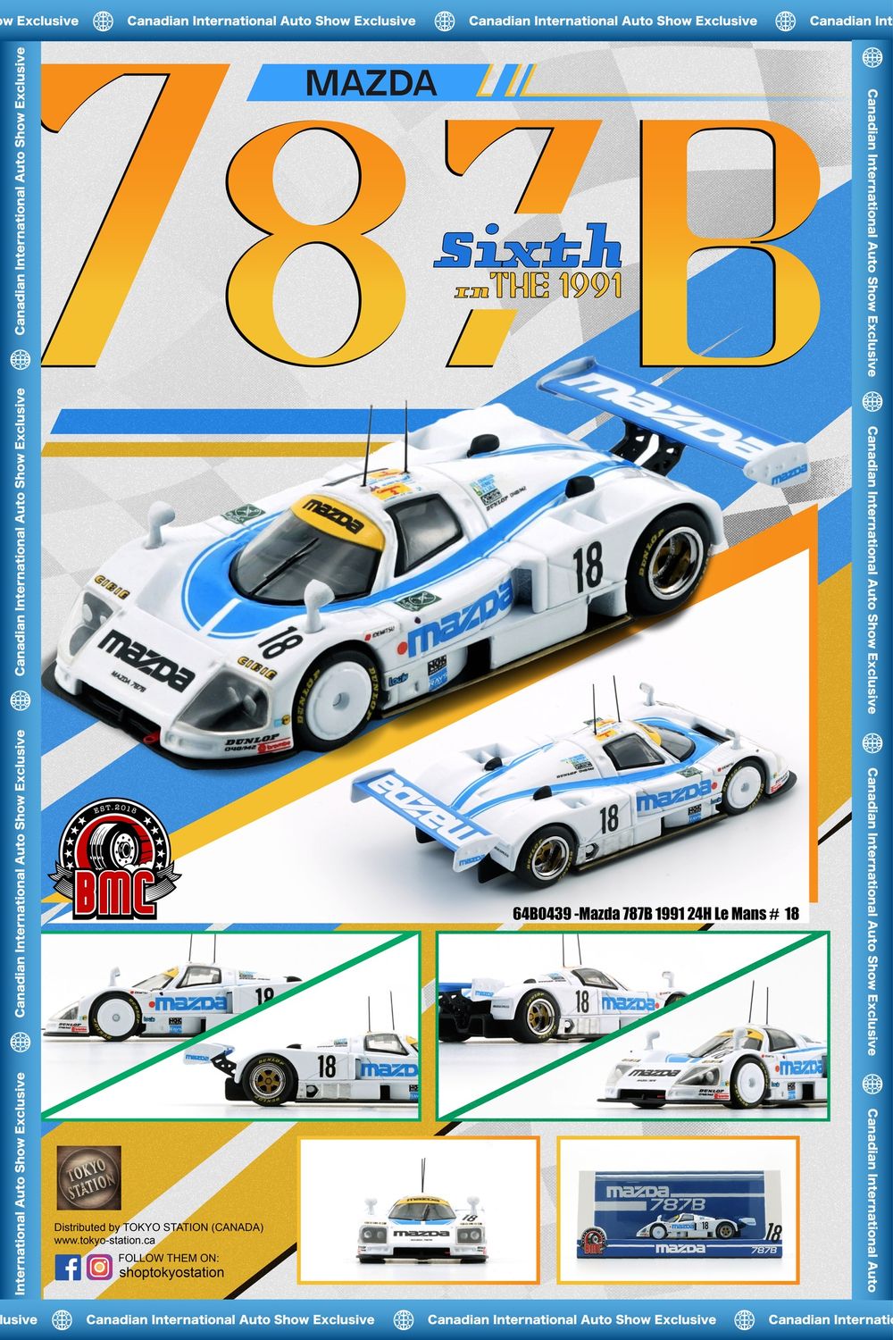 1:64 BM Creations - 1991 Mazda 787B #18 24h Le Mans