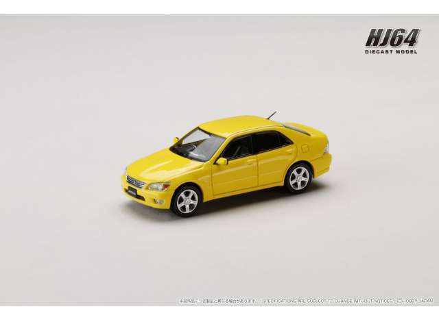 1:64 Hobby Japan - 1998 Toyota Altezza RS200 (E10), super bright yellow