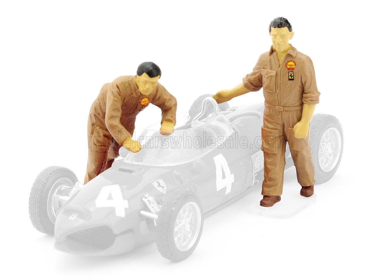 1:43 Brumm - 2x Mechaniker Scuderia Ferrari F1 156 1961