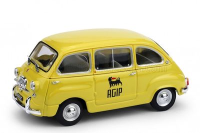 1:43 Brumm - 1960 Fiat 600 Miltipla Kommeriell Agip