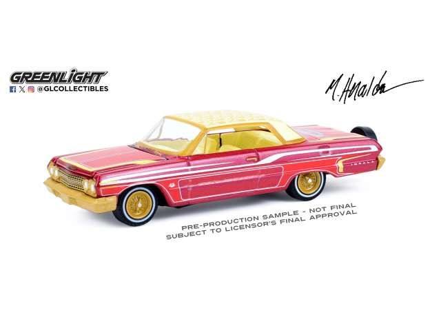1:64 Greenlight - 1963 Chevrolet Impala Lowrider, *Michael Heralda Special Edition*