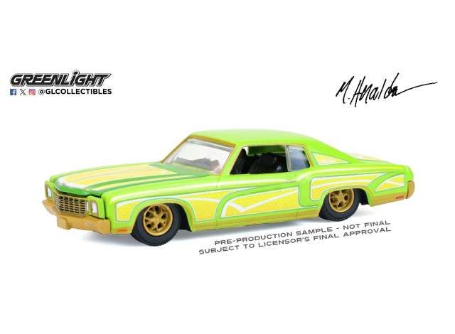 1:64 Greenlight - 1970 Chevrolet Monte Carlo Lowrider, *Michael Heralda Special Edition*