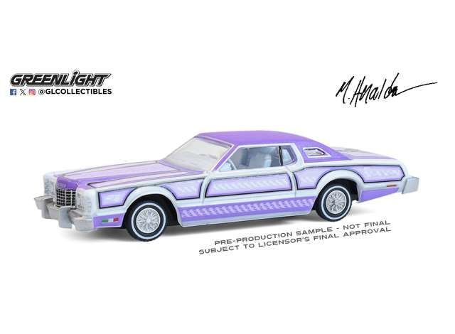 1:64 Greenlight - 1973 Ford Thunderbird Lowrider , *Michael Heralda Special Edition*