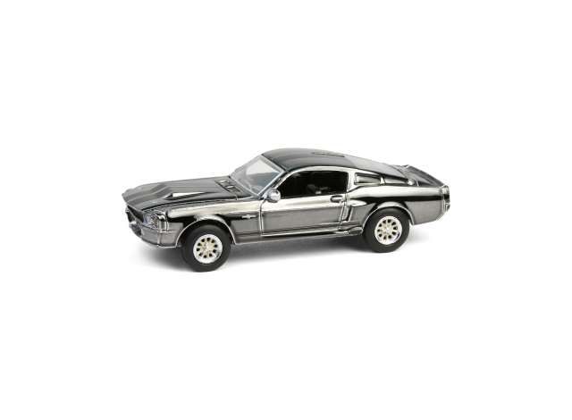 1:64 Greenlight - 1967 Ford Mustang *Eleanor*, Gone in Sixty Seconds (2000), silver chrome