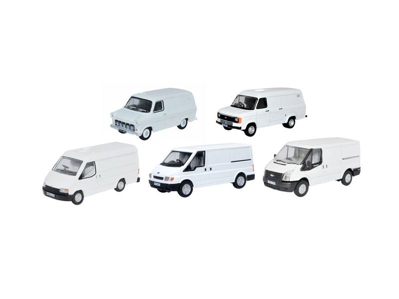 1:76 Oxford  - 5 Piece Ford Transit Set (1/2/3/4/5)