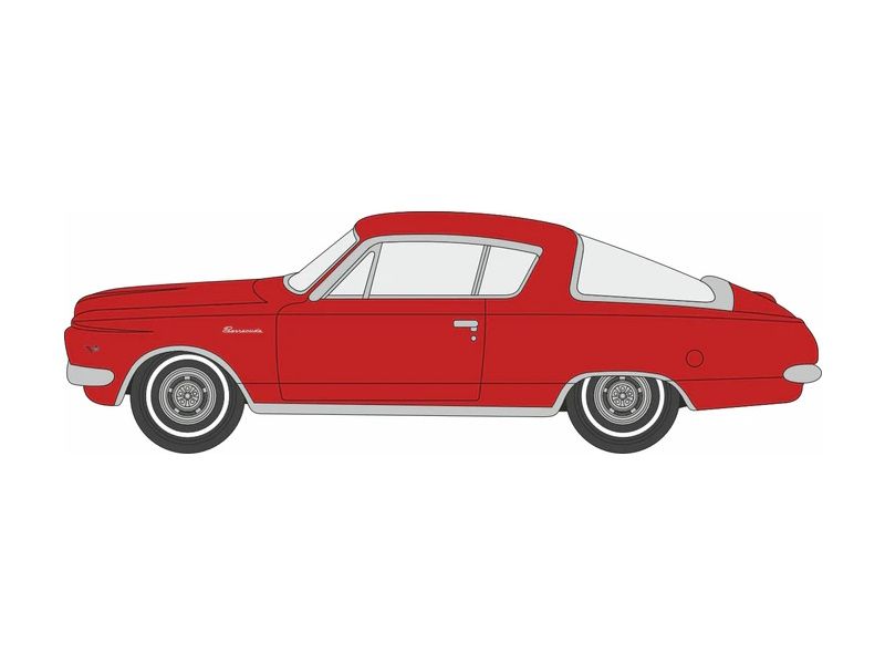 1:87 Oxford  - 1965 Plymouth Barracuda Medium Red