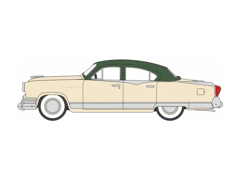 1:87 Oxford  - 1953 Kaiser Manhattan Stardust Ivory/Jade Green