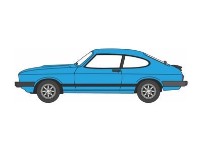 1:76 Oxford  - Ford Capri MkII Cosmos Blue Metallic