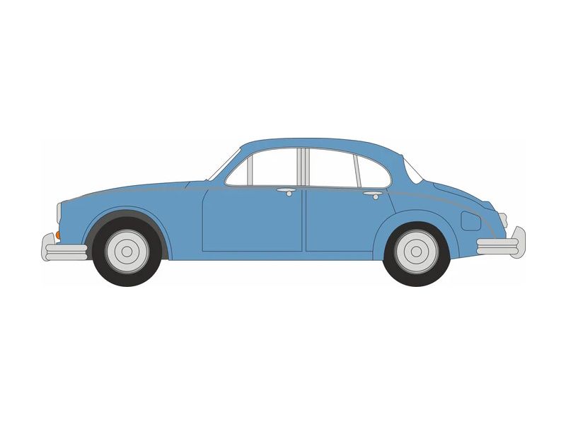 1:76 Oxford  - Jaguar MK2 Opalescent Silver Blue