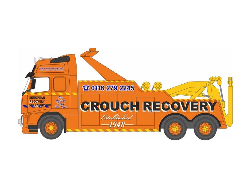 1:76 Oxford - Volvo Boniface Recovery Truck Crouch Recovery 1:76 Oxford - Volvo Boniface Recovery Truck Crouch Recovery