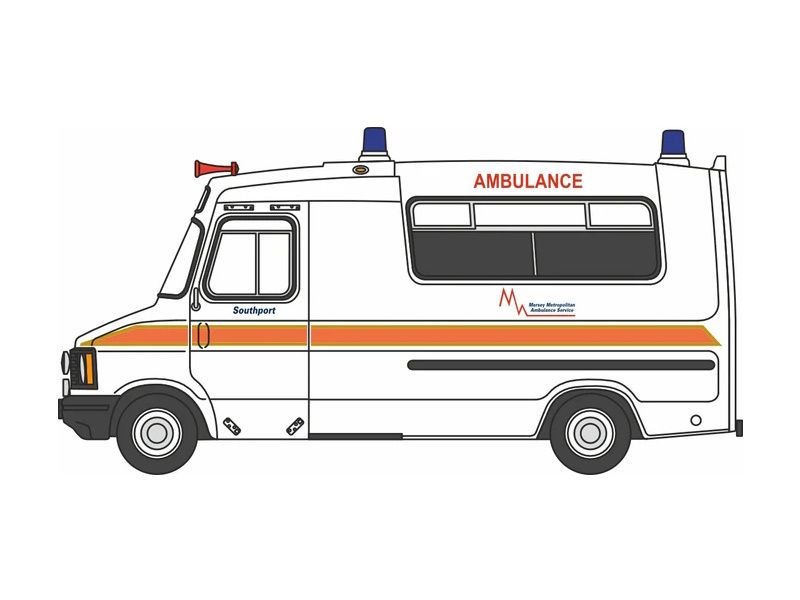 1:76 Oxford  - Bedford CF Hanlon Ambulance Merseyside Ambulance Service