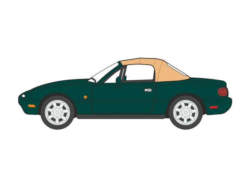 1:76 Oxford  - Mazda MX5 MK1 (Soft Top) British Racing Green