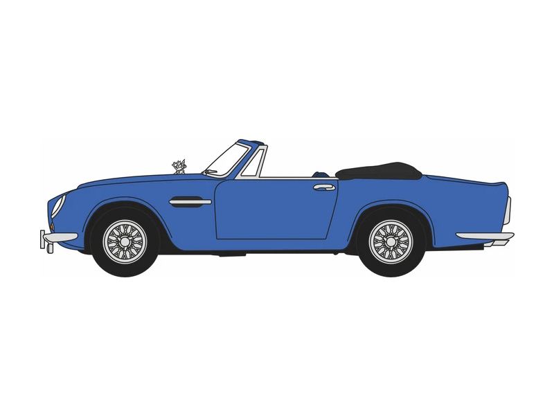 1:76 Oxford  - Aston Martin Db6 MkII Volante Seychelles Blue (King Charles III)