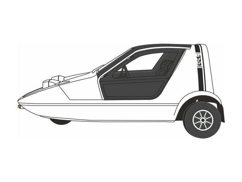 1:76 Oxford  - Bond Bug White