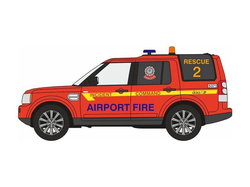 1:76 Oxford  - Land Rover Discovery 4 Dublin Airport Fire Service