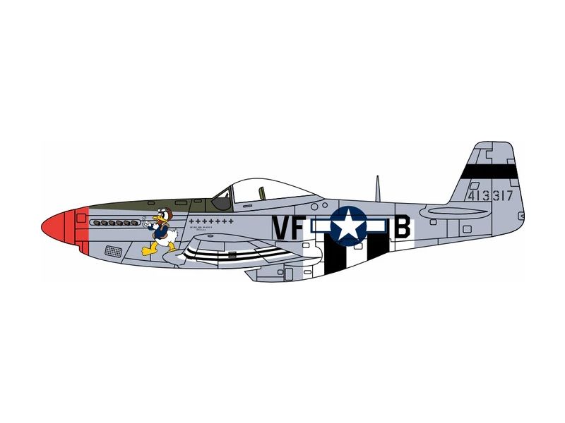 1:72 Oxford  - 1944 Mustang P51 Capt.d.r.emerson. 336th Fs 4th Fg. 8th Af. Debden UK