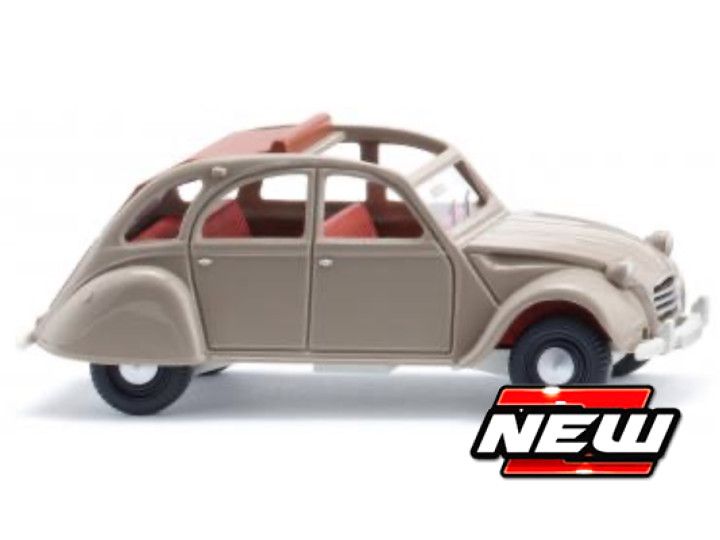 1:87 Wiking - Citroen 2 CV 1963-1983 Beige