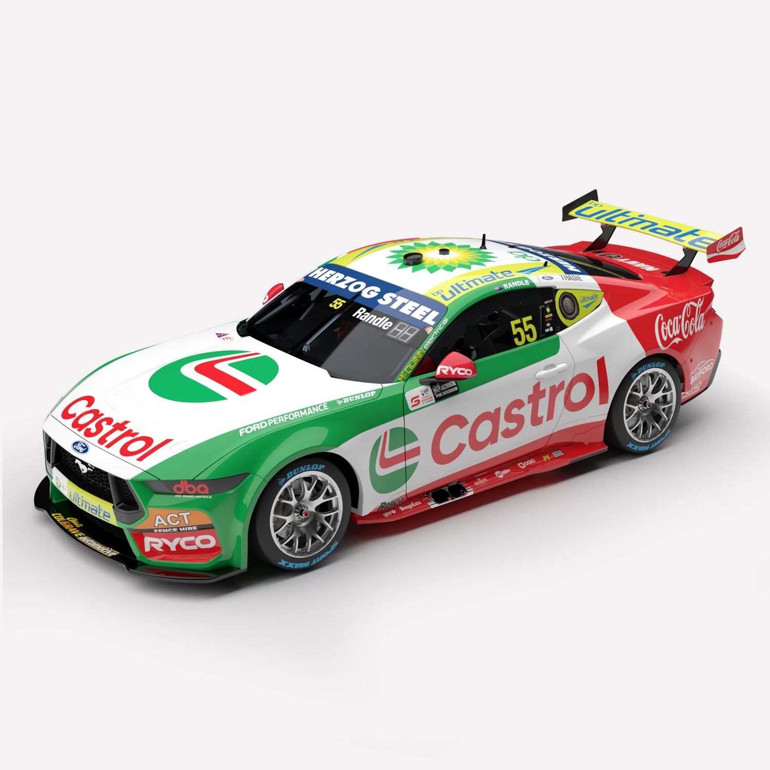 1:43 Authentic Collectables - Tickford Racing #55 Ford Mustang GT - 2023 Betr Darwin Triple Crown Indigenous Round - Driver: Thomas Randle